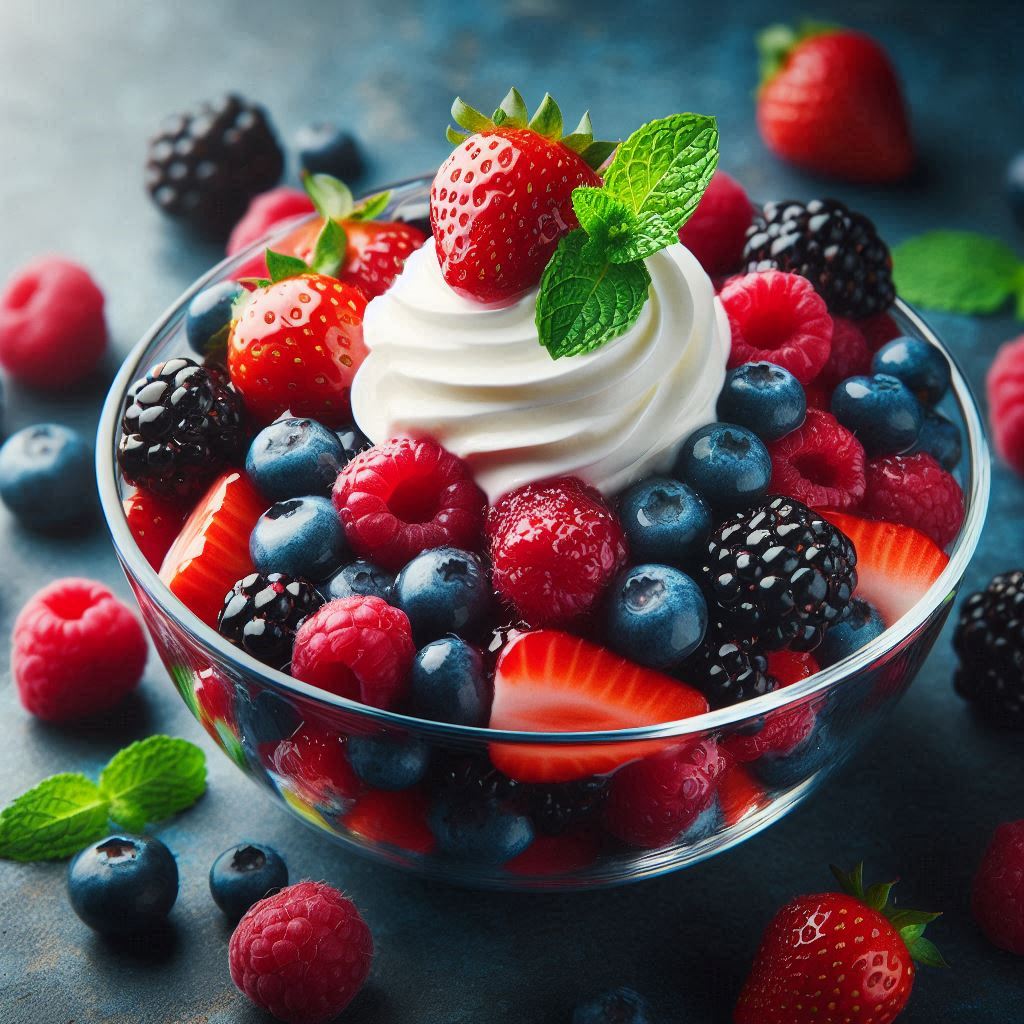 Bowl of Berries to depict scent of Berry Sweet Soy Wax Melts