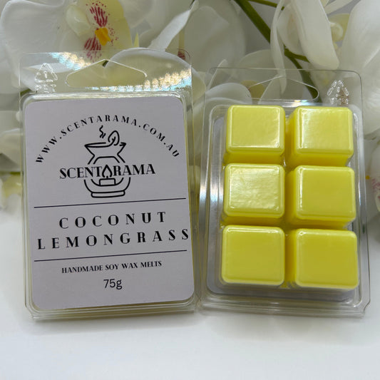 Coconut Lemongrass Clamshell Soy Wax Melt Image
