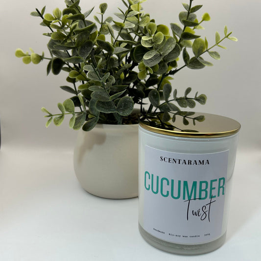 Cucumber Twist Candle 300g