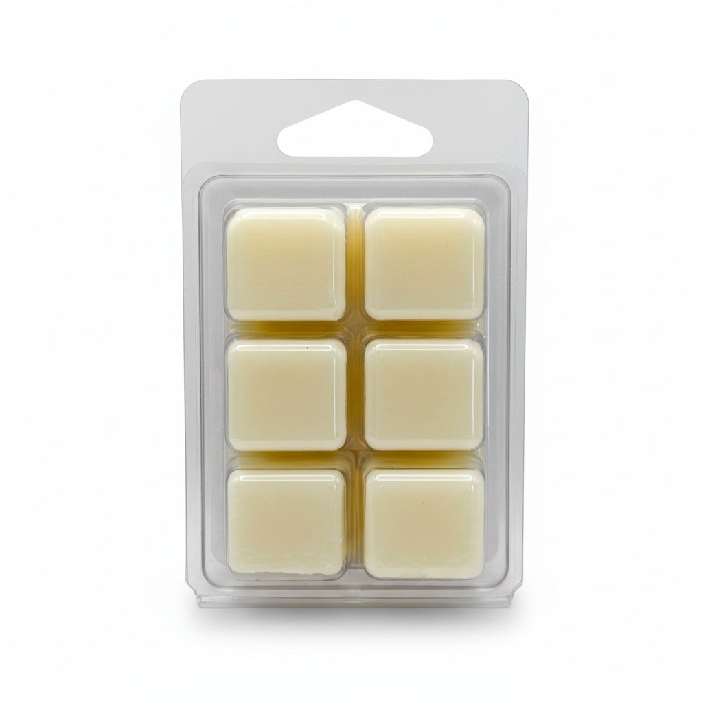 Fresh Linen Soy Wax Melts by Scentarama Product Photo Back View on White