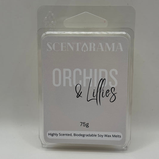 Orchids and Lillies Soy Wax Melt Clamshell Product Photo