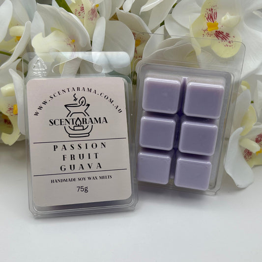 Passionfruit Guava Soy Wax Melt Clamshell Product Photo