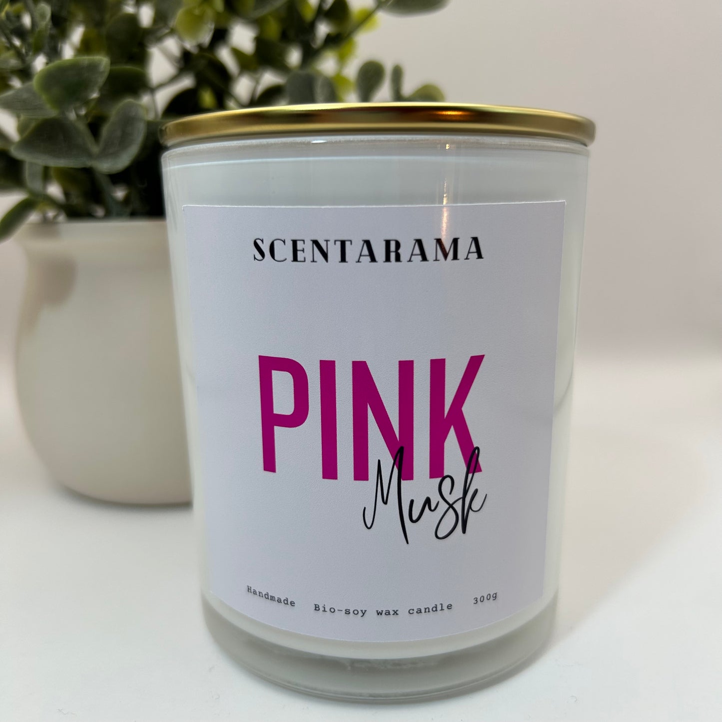 Pink Musk Candle 300g Jar