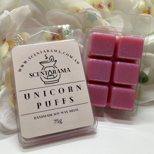 Unicorn Puffs Soy Wax Melt Clamshell Photo