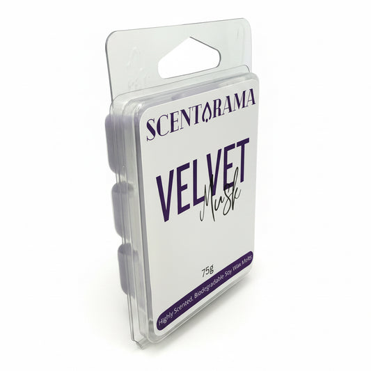 Scentarama Velvet wax melts packaging on a white background