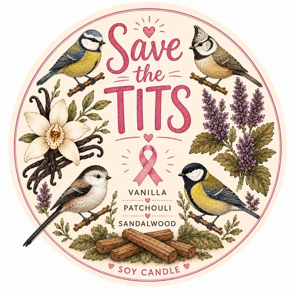 Save the Tits Candle – Supporting Australia’s Biggest Morning Tea