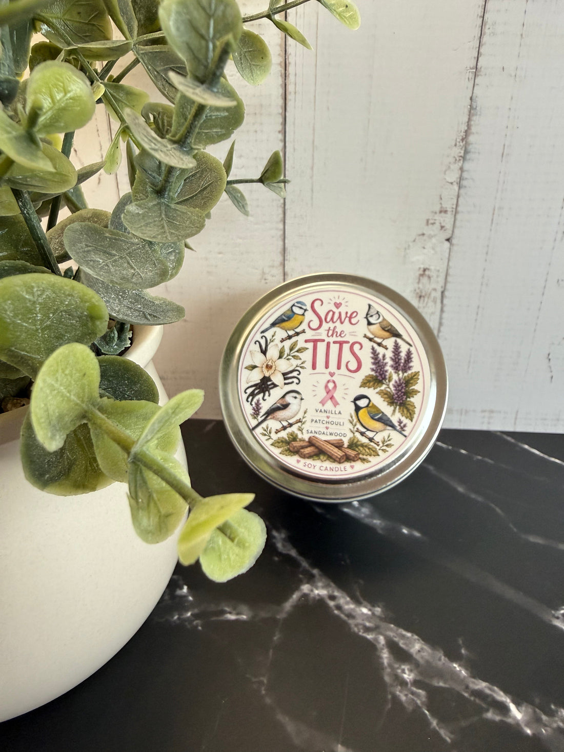 Save the Tits Candle: A Candle with Heart