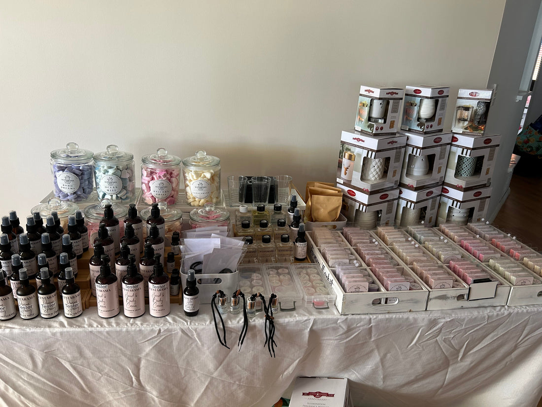 Behind the Scenes: Crafting Soy Wax Melts for Markets!