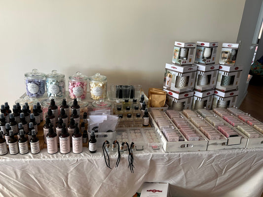 Behind the Scenes: Crafting Soy Wax Melts for Markets!