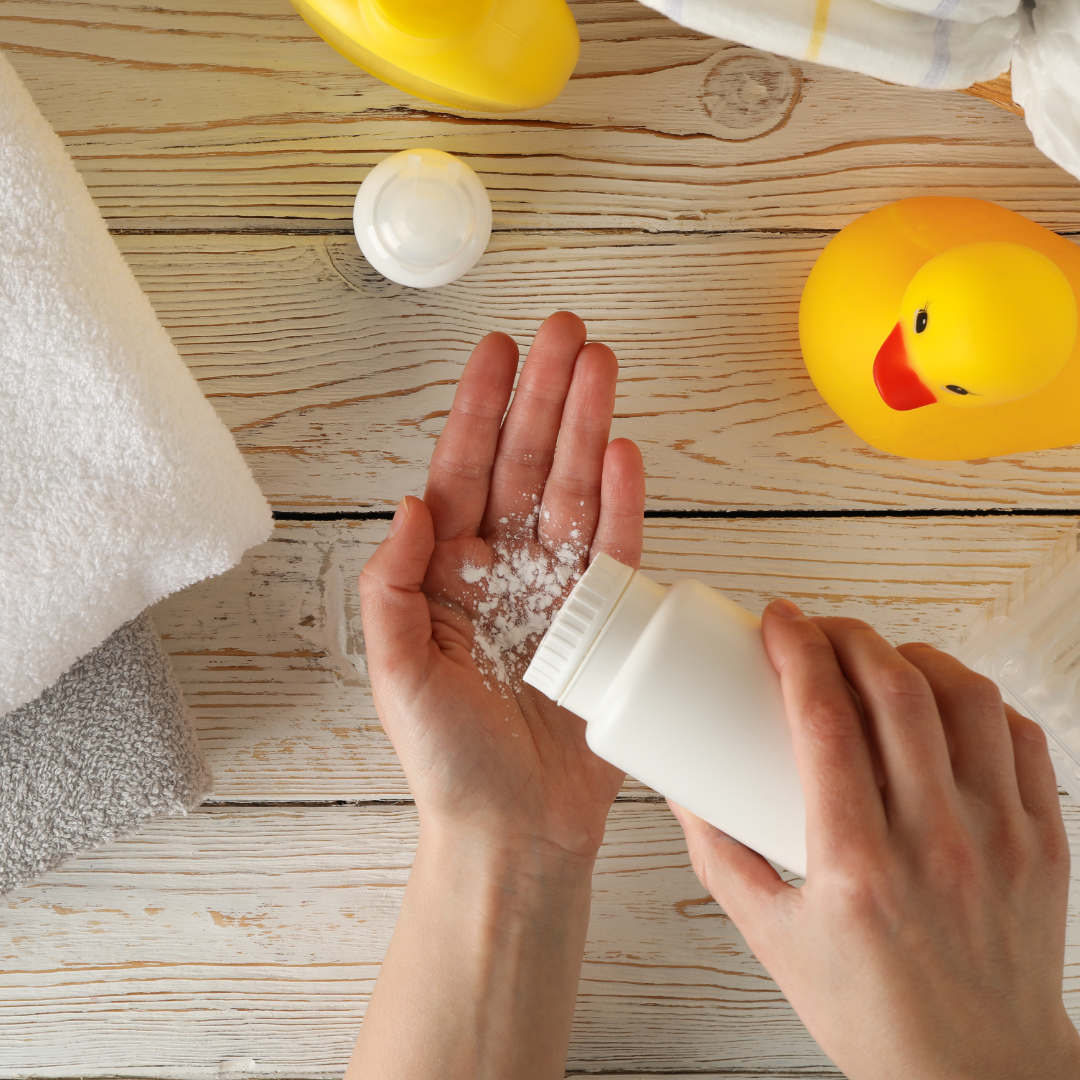 Baby Powder AI Image depicting scent of wax melt