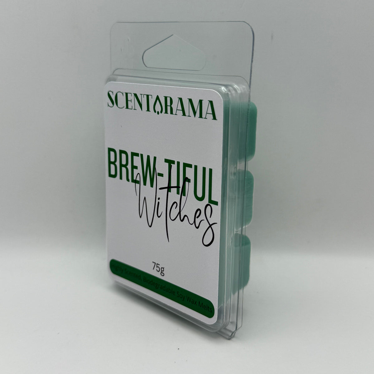 BrewTiful Witches Soy Wax Melts by Scentarama Product Photo Left Side View on White Background