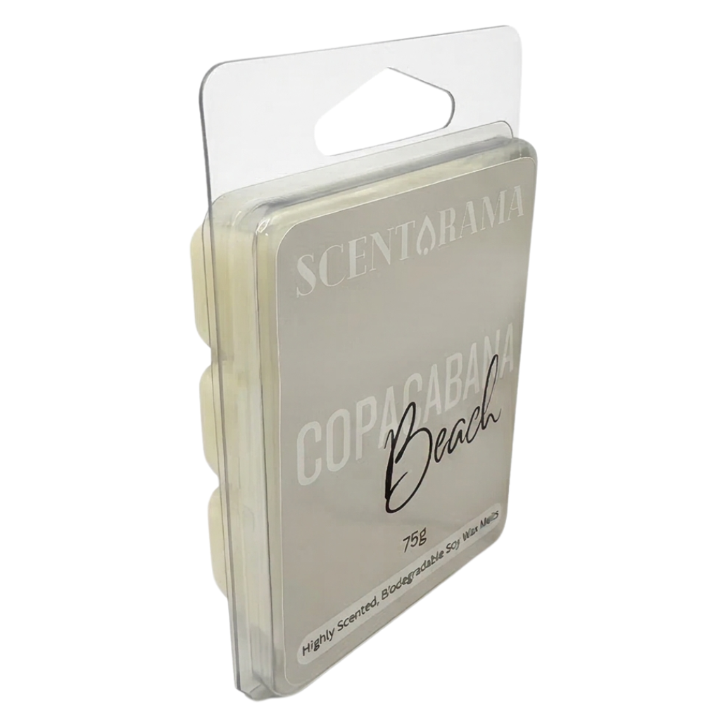 Scentarama packaging with 'Copacabana Beach' scent on a white background