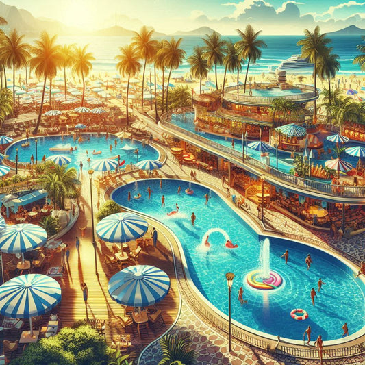 Copacabana AI Image to depict the scent of the soy wax melt