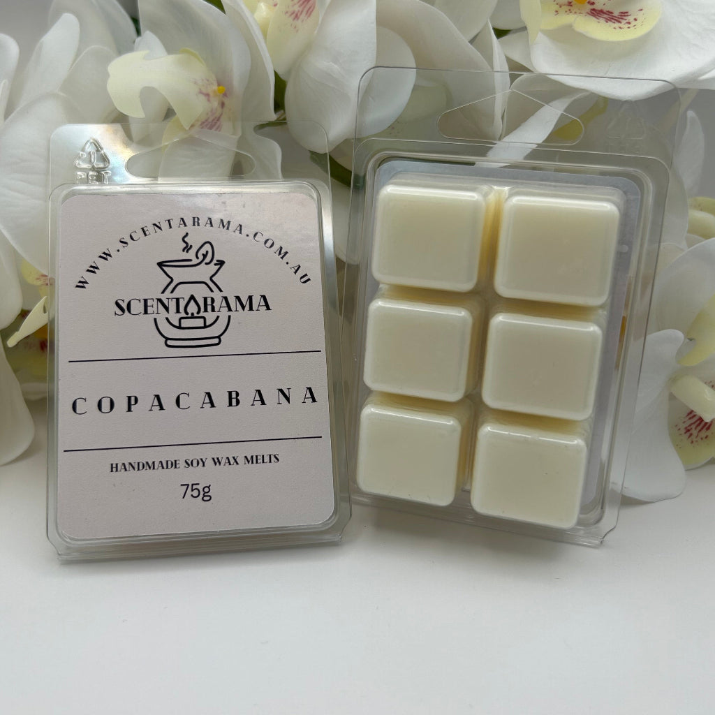 Copacabana Soy Wax Melt Clamshell Product Photo