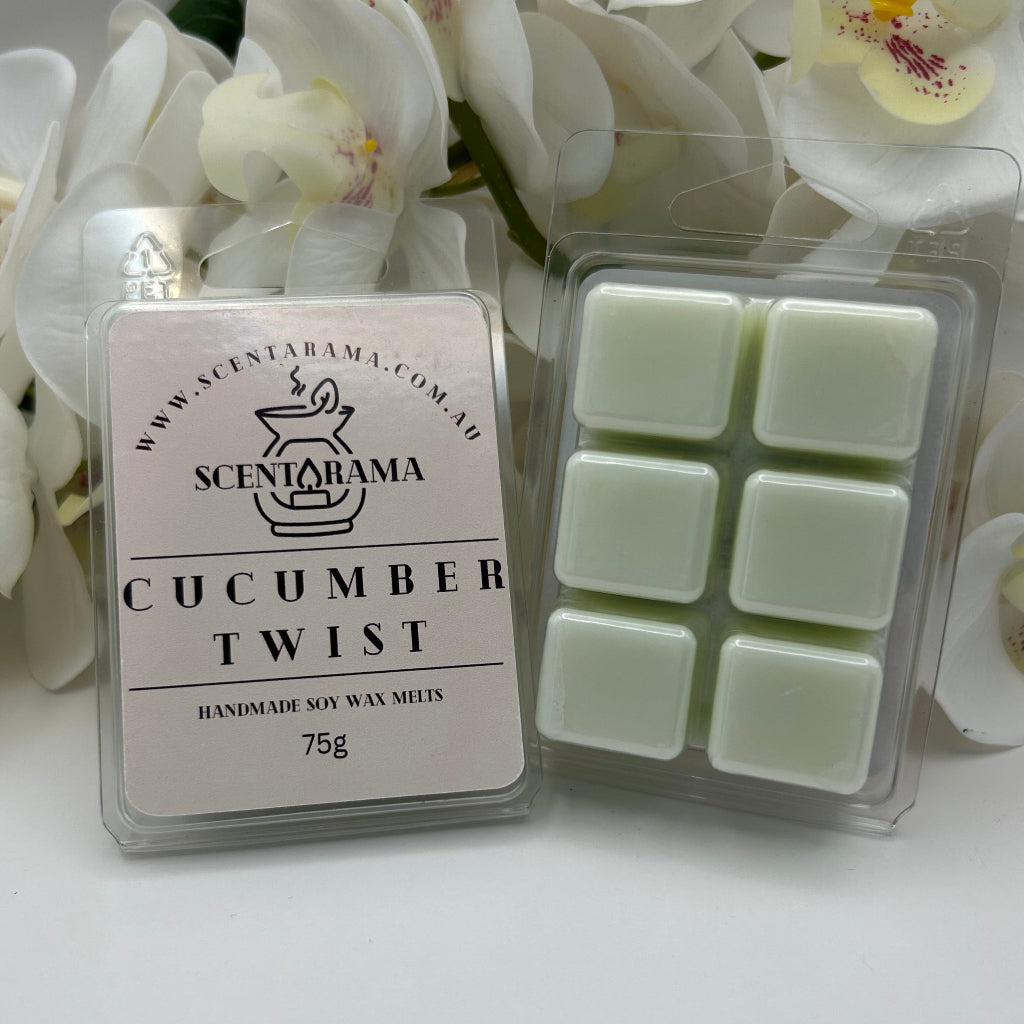 Cucumber Twist Soy Wax Melt Clamshell Photo