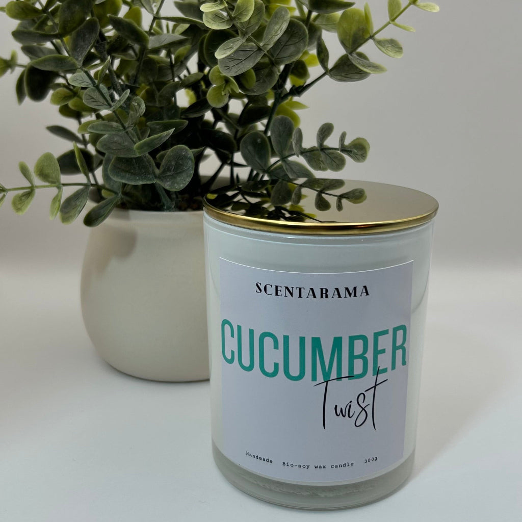 Cucumber Twist Candle 300g