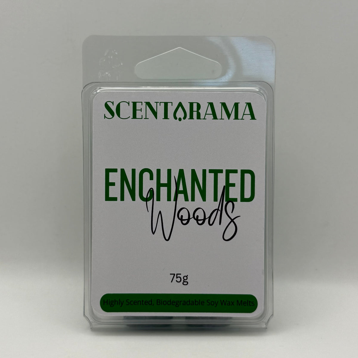 Enchanted Woods Soy Wax Melts By Scentarama Product Photo Front View on White background