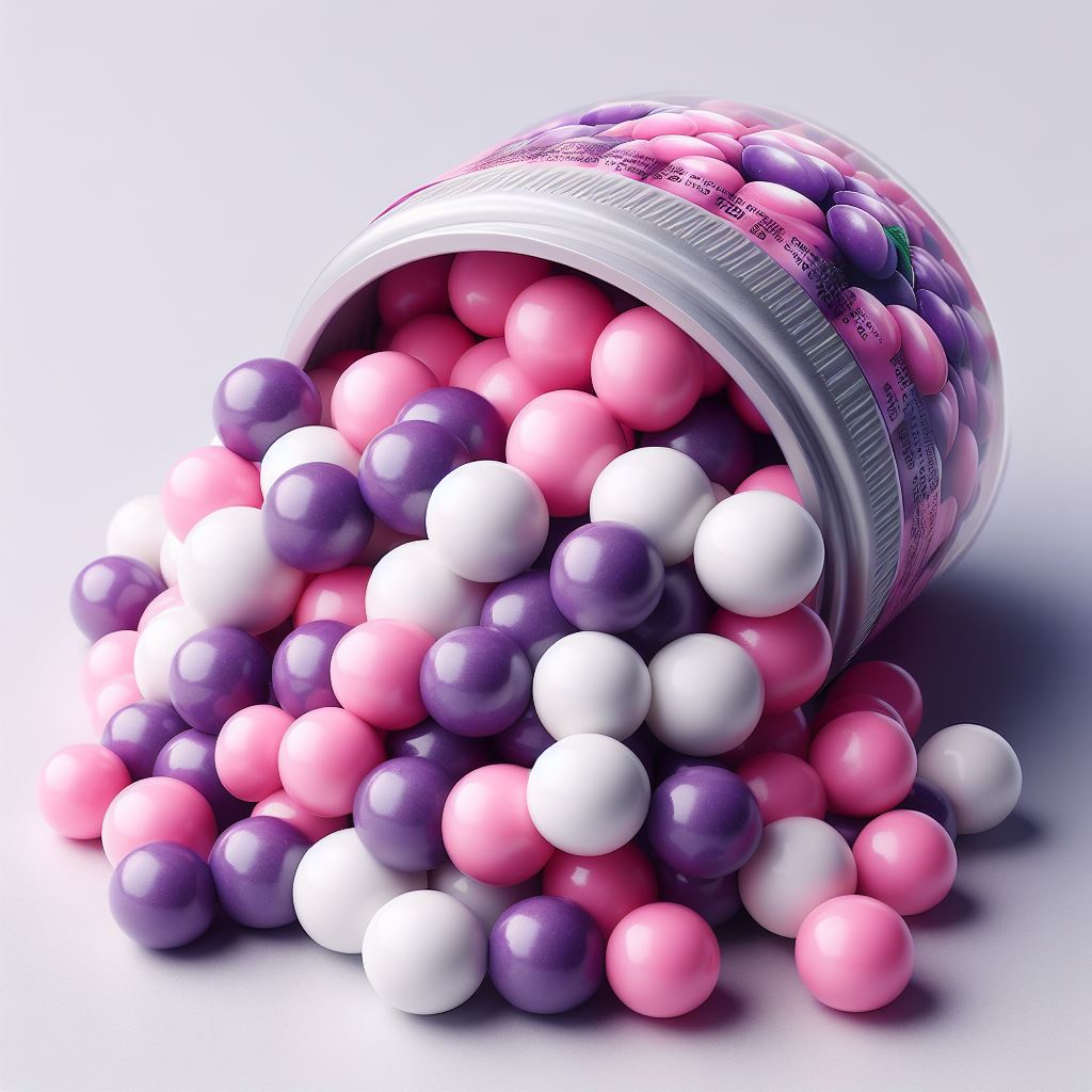 Grape Bubble Gum depicting scent of wax melt