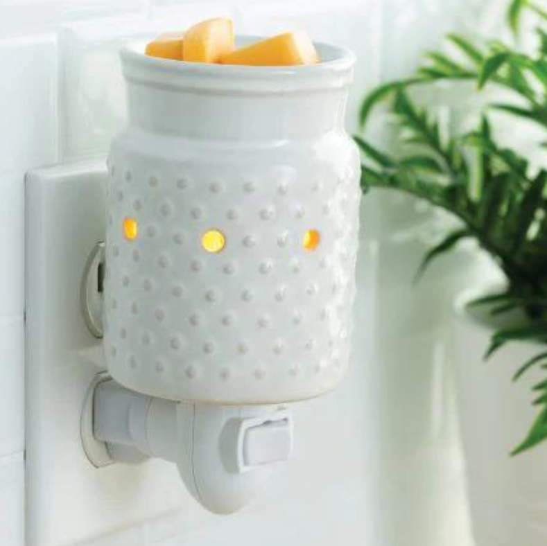 Hobnail Pluggable Wax Warmer