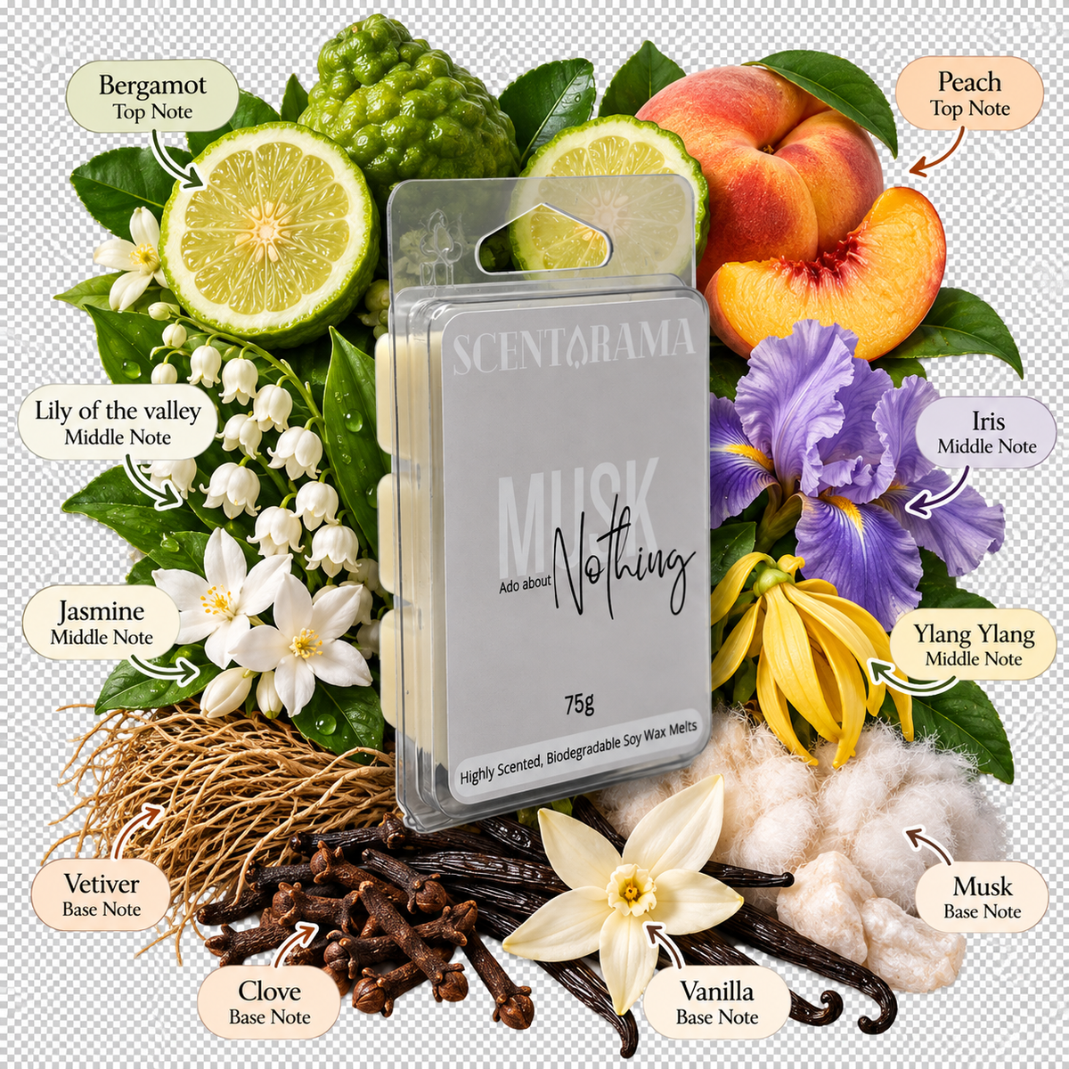 Musk Ado About Nothing Soy Wax Melts