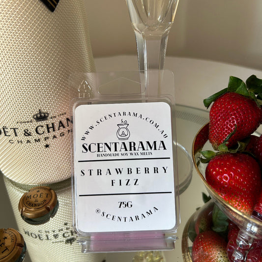 Strawberry Fizz Clamshell soy wax melts product image