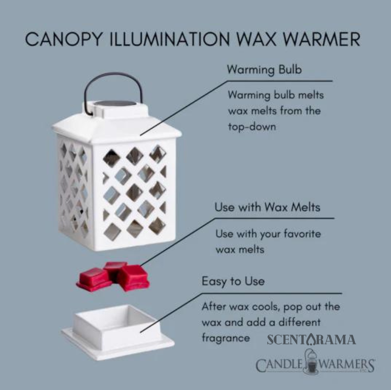 Trellis Lantern Canopy Wax Melt Warmer