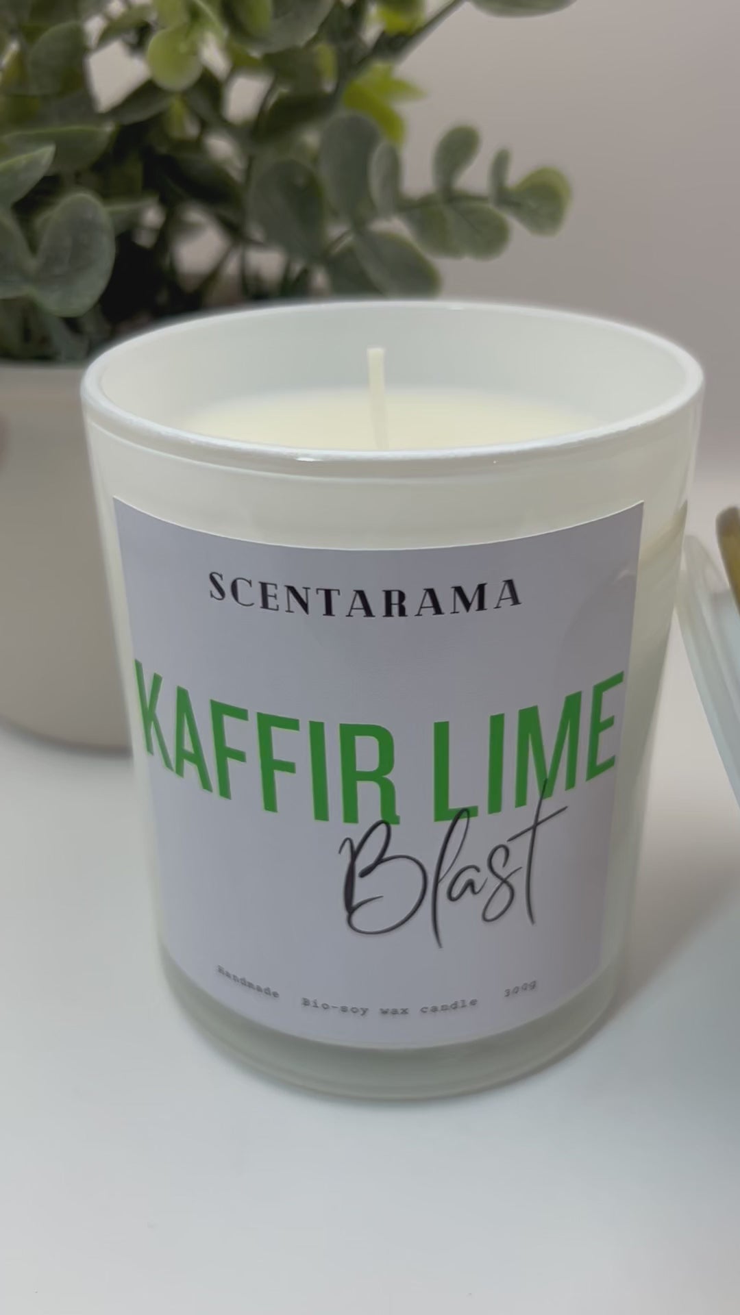 Kaffir Lime Blast Candle 300g video